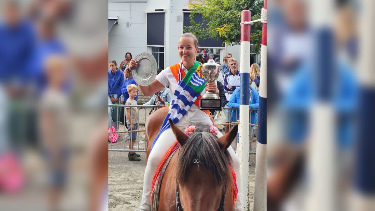 Eerste vrouwelijke Zeeuwse kampioen ringrijden: 'Vrouwen geloven meer in zichzelf'