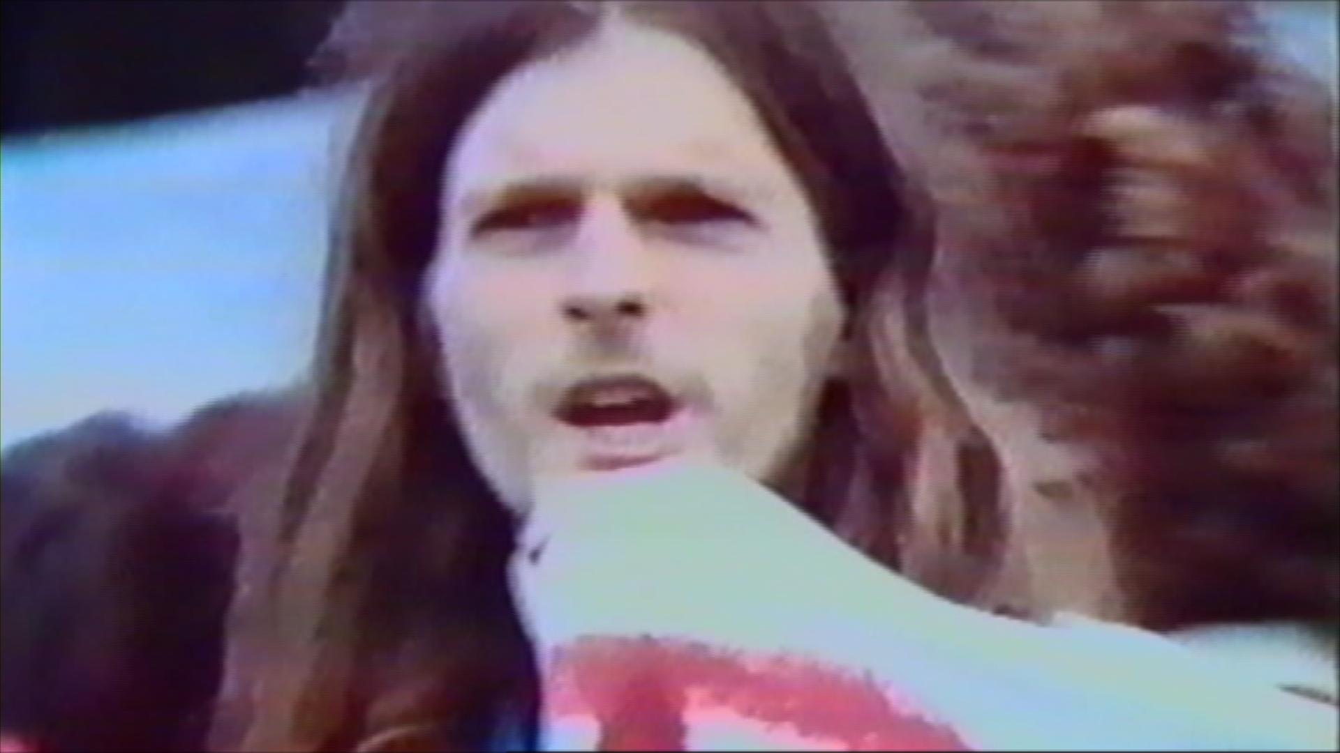 Willem de Haan bij actie Onkruit in 1979