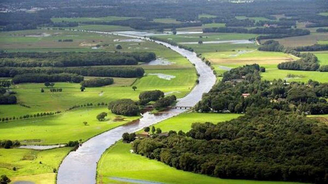 Hoge waterstand in de Vecht