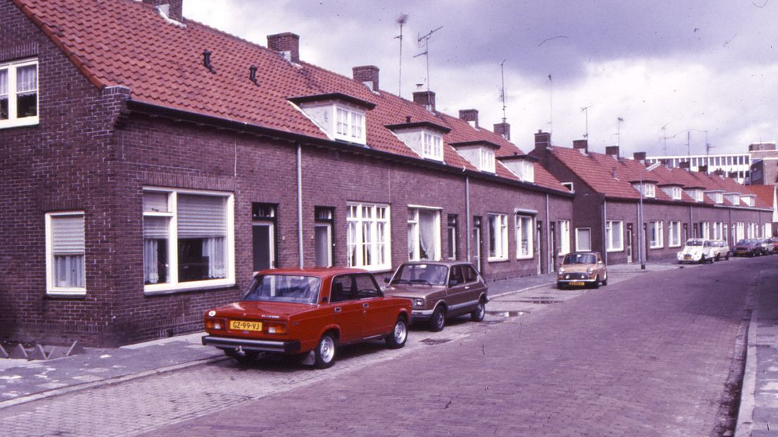 de Frans Naereboutstraat in Goes-West in 1985
