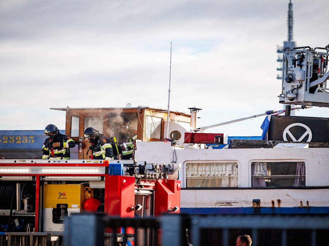 De brandweer had het vuur snel onder controle