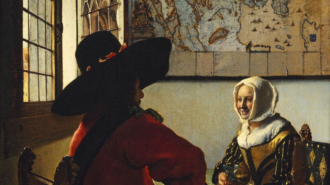 Johannes Vermeer: De Soldaat en lachende meisje