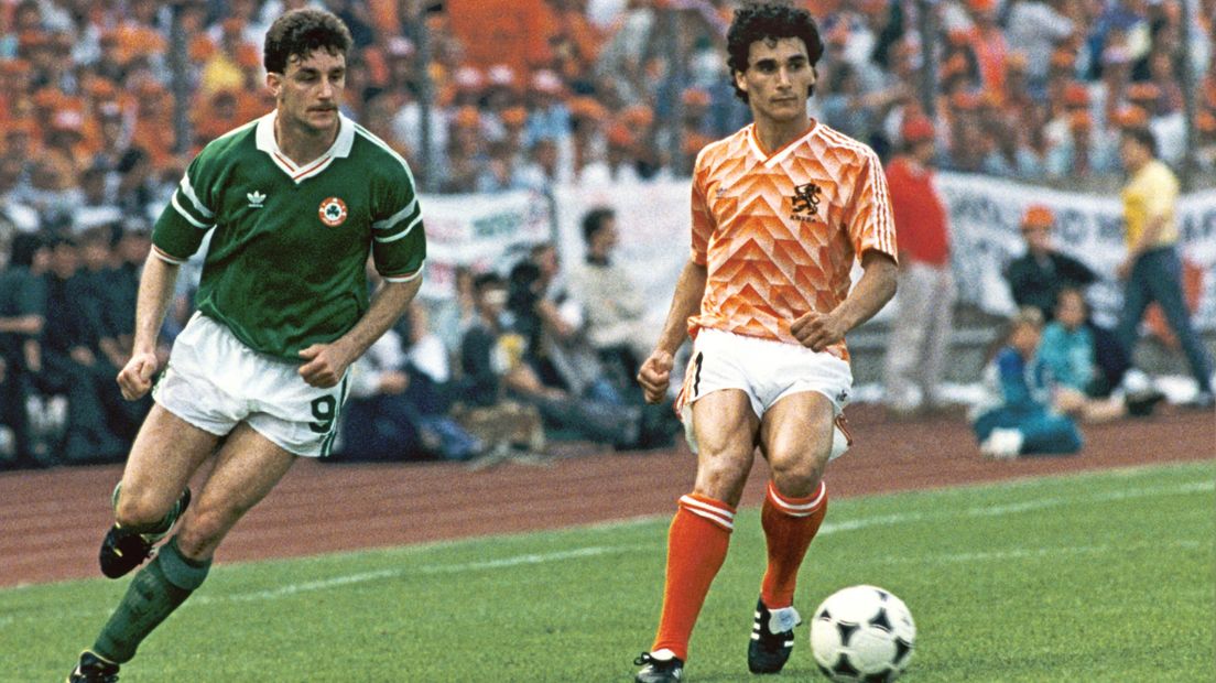 Vanenburg in 1988 tegen de Ieren