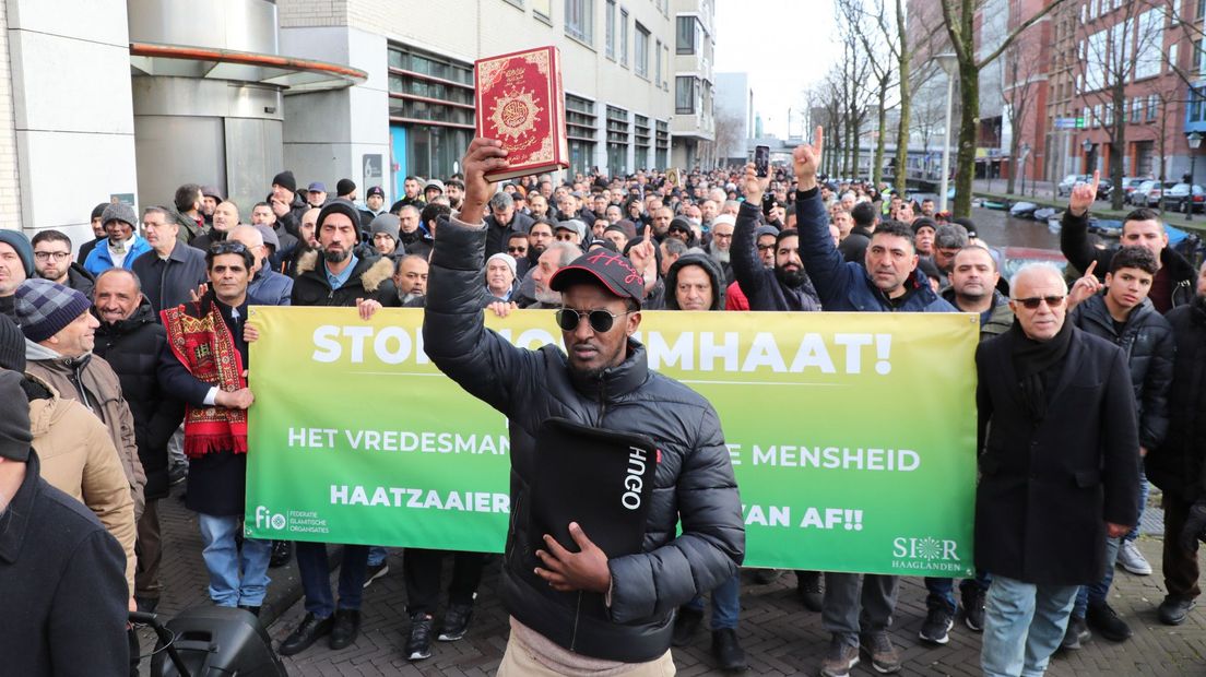 Begin februari was er een demonstratie 'tegen moslimhaat' in Den Haag