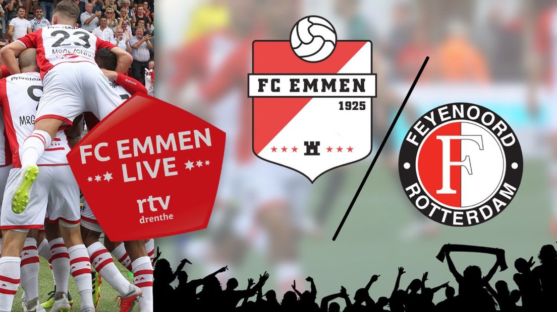 Volg FC Emmen - Feyenoord van minuut tot minuut