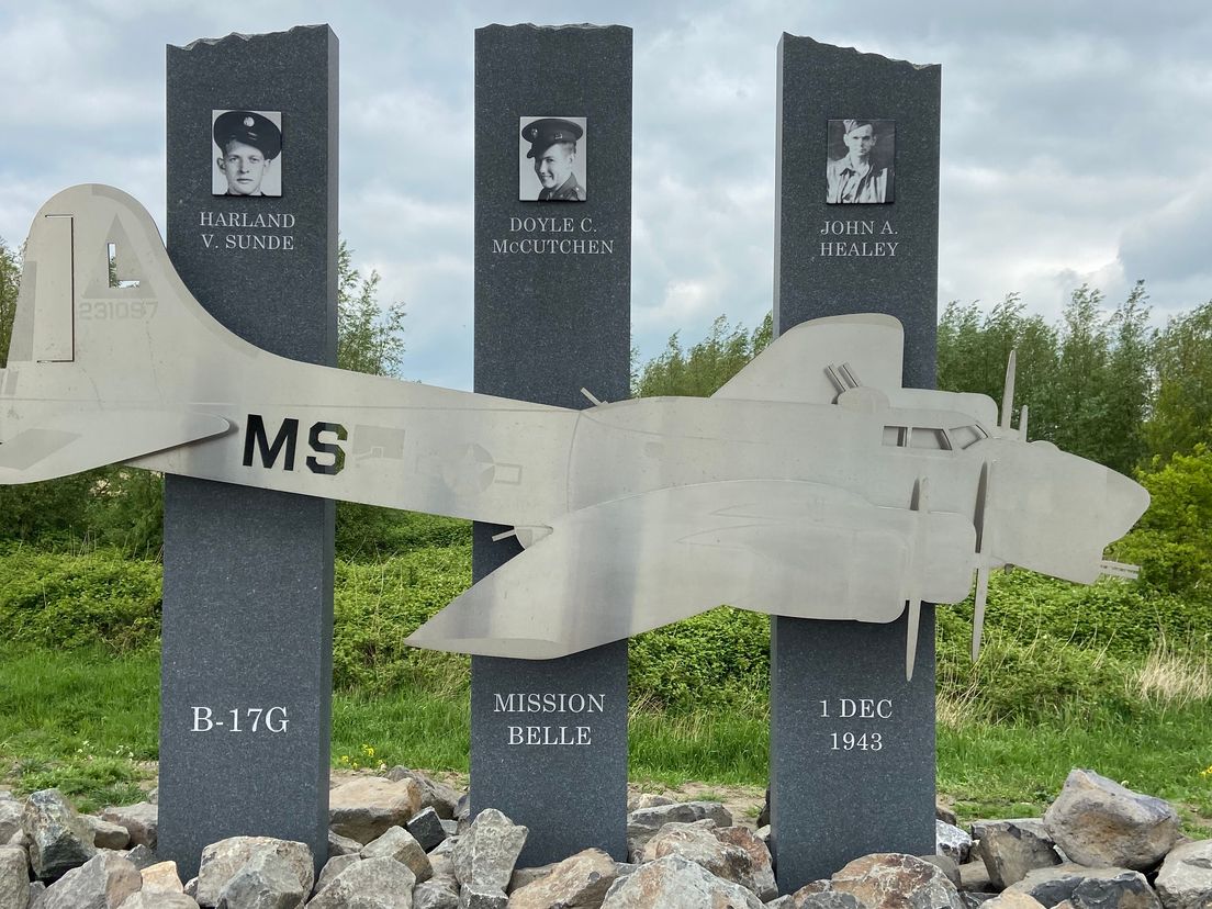 Het Mission Belle B17G Memorial in Nieuw-Lekkerland