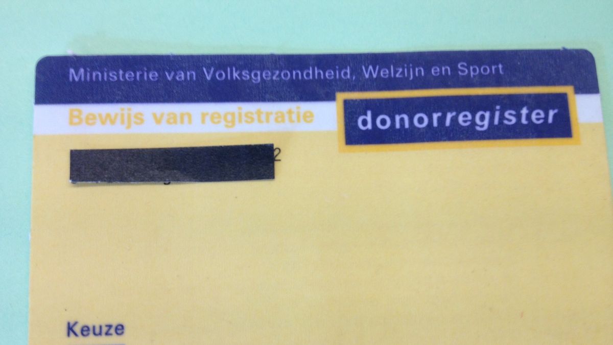 Grootste bereidheid tot orgaandonatie in Eelderwolde