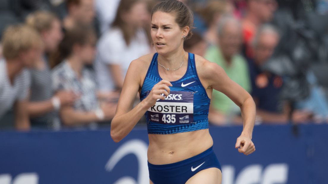 Maureen Koster in 2019 bij het NK atletiek in Den Haag