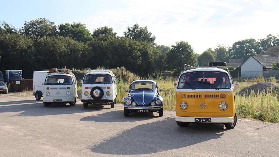 Foto ter illustratie: enkele VW-oldtimers op een rijtje