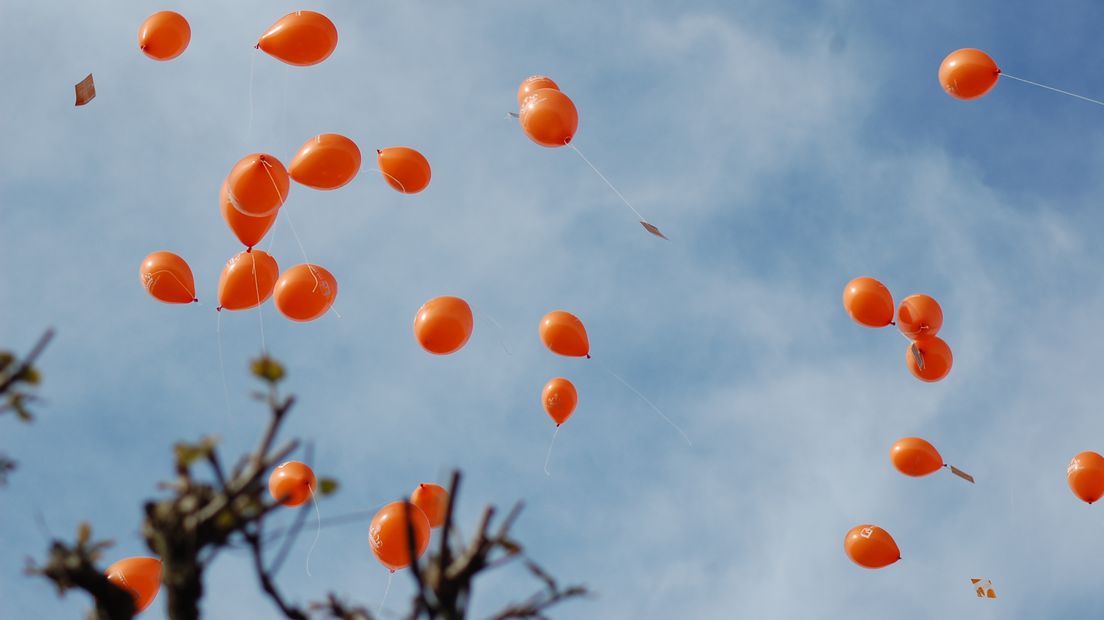 Volgend jaar geen oranje ballonnen meer in het Wageningse luchtruim