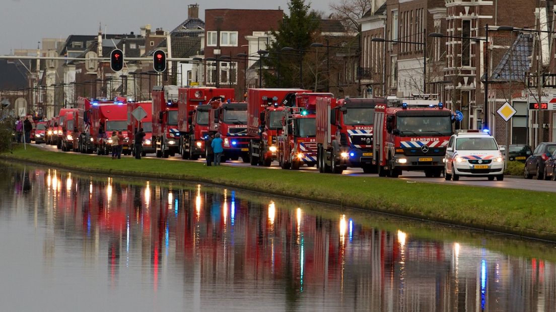 De brandweer van Assen (archieffoto)