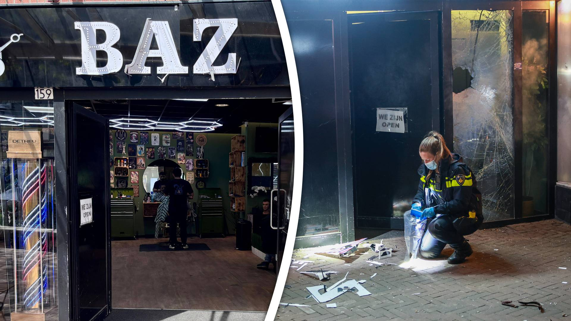 Kapperszaak Baz kan de deuren weer openen na een reeks incidenten