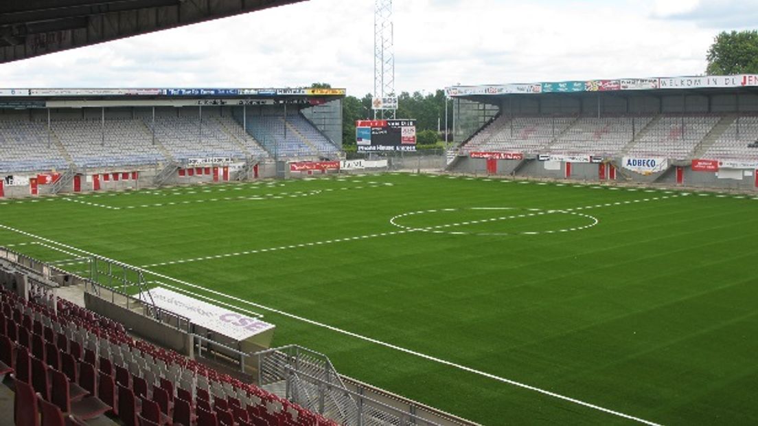 Het kunstgras van FC Emmen
