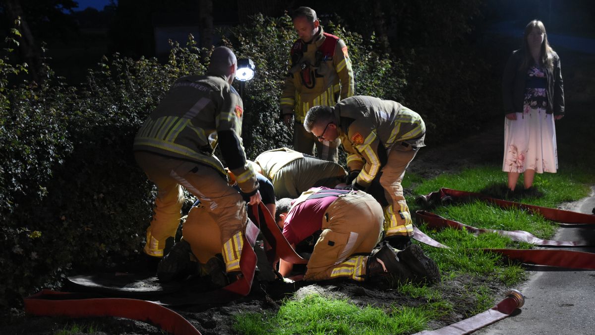 Hond na anderhalve dag teruggevonden in 3,5 meter diepe put in Wetering