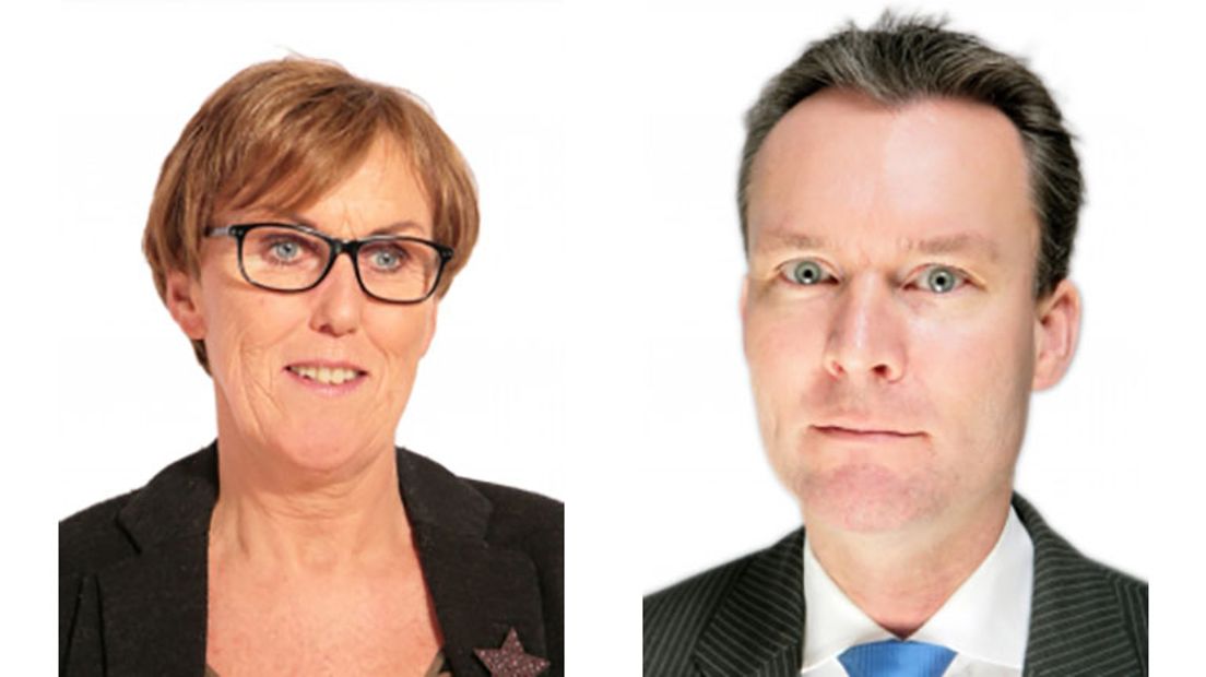 Heleen Jurgens (links) en Marc Bosscha van de VVD. (Rechten: vvdmidden-drenthe.nl)