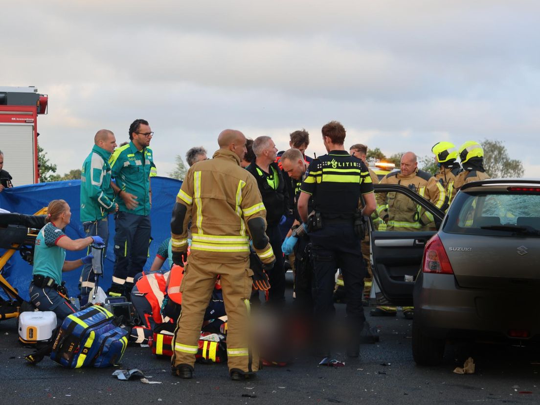 Ongeluk op A13 met dodelijk slachtoffer.