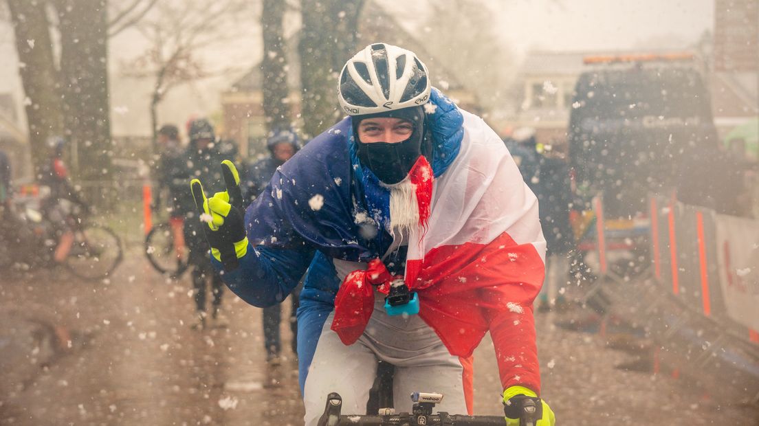 In beeld Een winterse editie van de Ronde van Drenthe RTV Drenthe