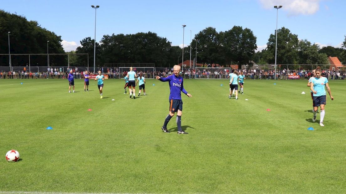 De training in De Lutte