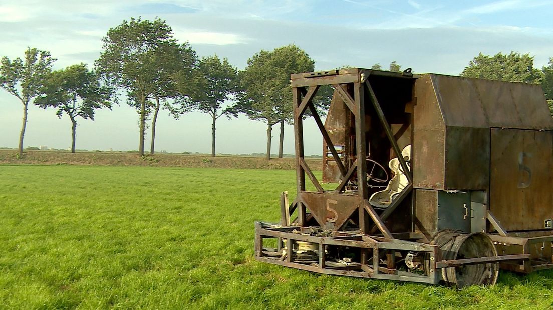 De combine van het Gele Geweld (Rechten: RTV Drenthe / Jeroen Kelderman)