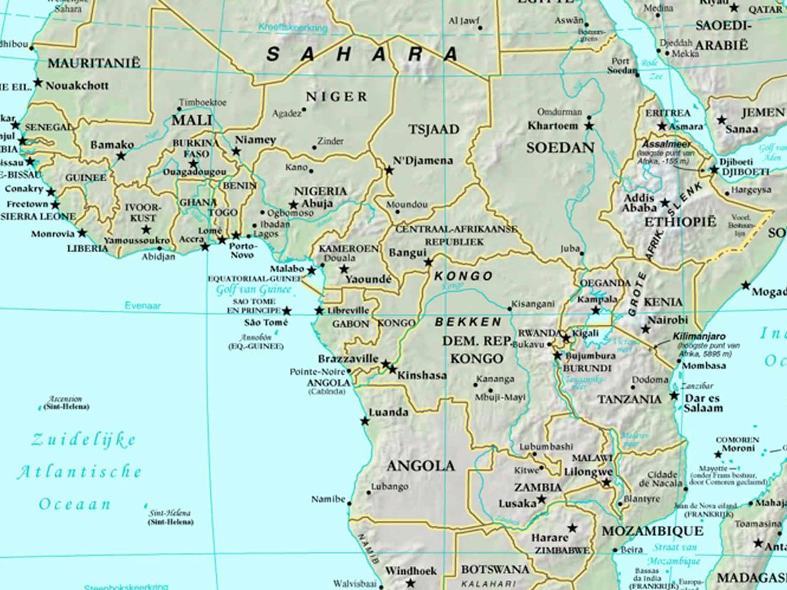 Een les in Afrika