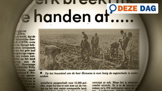 Deze dag in 1980: oogst mislukt, 100 miljoen schade