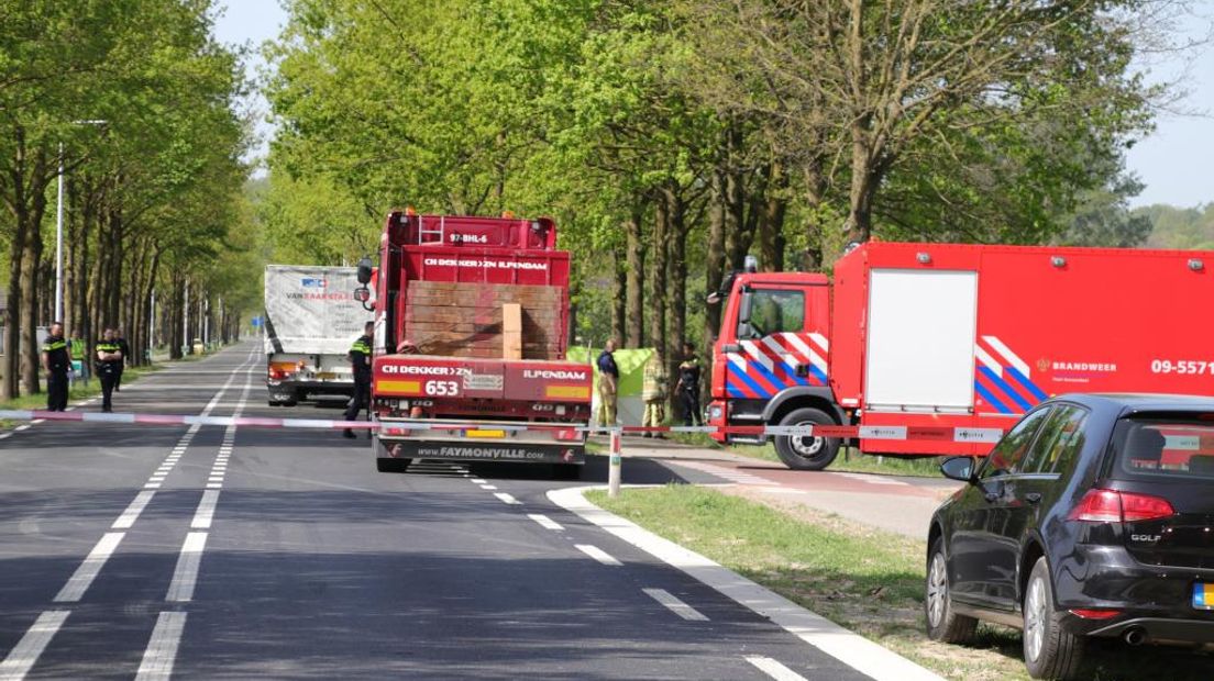 Fietser overlijdt bij ongeval Wageningen.