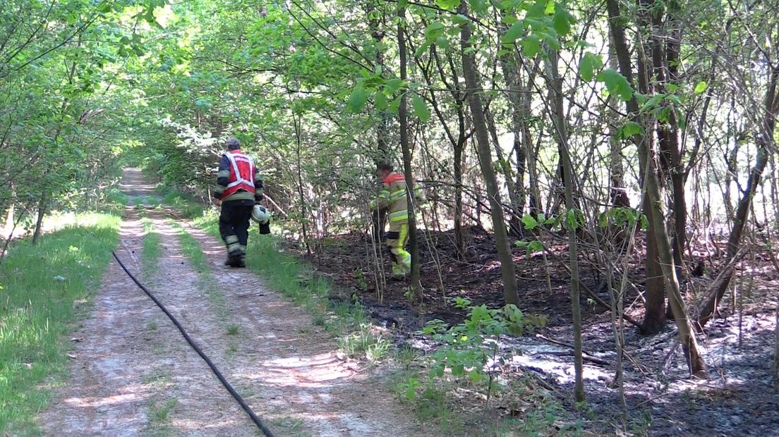 De brandweer wist de schade te beperken