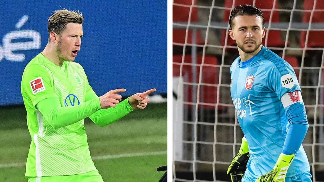 Wout Weghorst en Joël Drommel
