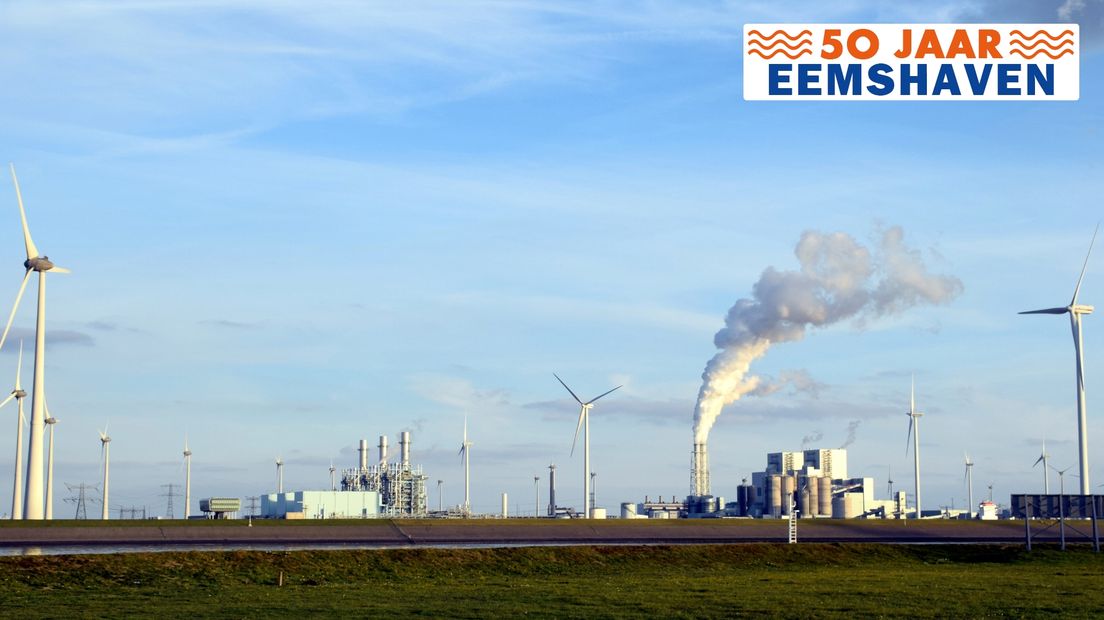 Een deel van de Eemshaven