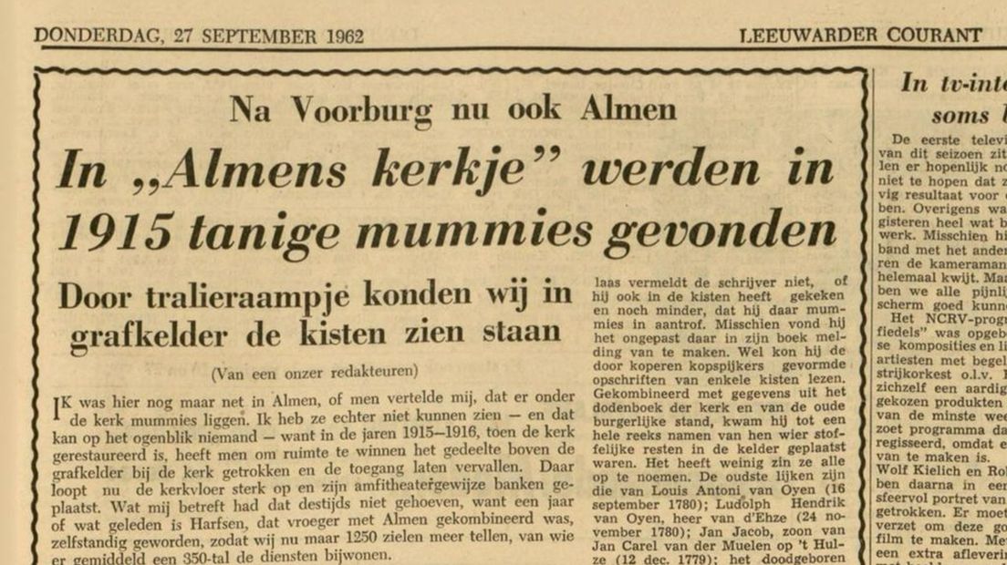Het artikel in de Leeuwarder Courant.