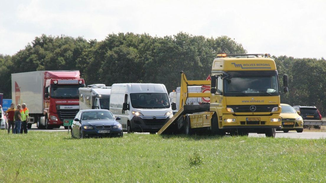 Ongeluk op A1