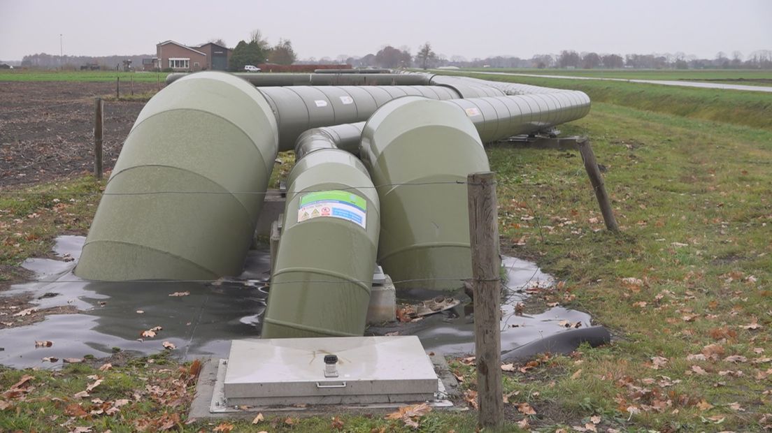 Transportleiding afvalwater van Drenthe naar Twente