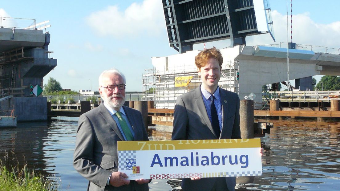 De nieuwe brug over de Gouwe krijgt de naam Amaliabrug.