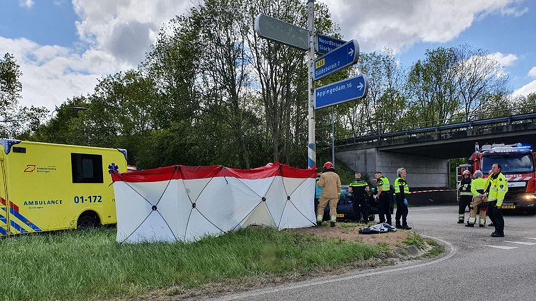 De motorrijder was een 28-jarige man uit Slochteren
