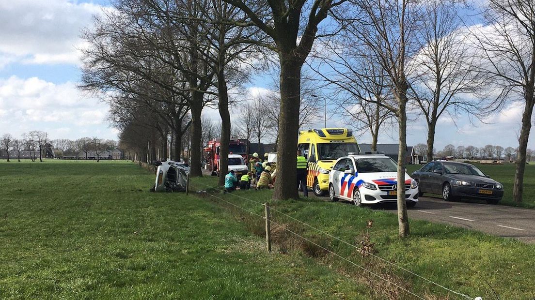 Twee gewonden bij aanrijding in Staphorst