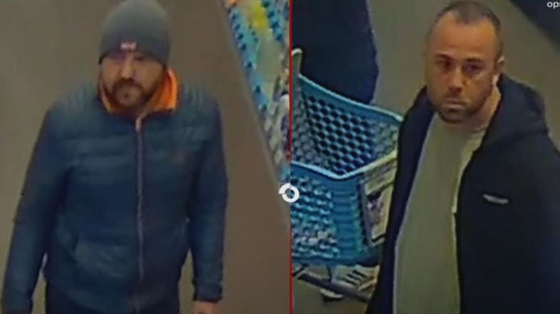De politie toonde dinsdagavond deze beelden van de daders.