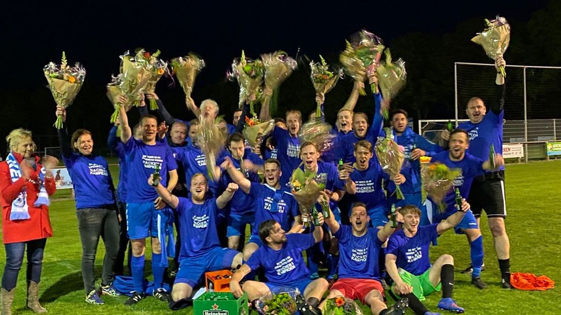 VV Wacker uit De Wijk: De eerste amateurvoetbalclub in Noord-Nederland die zich kroont tot kampioen
