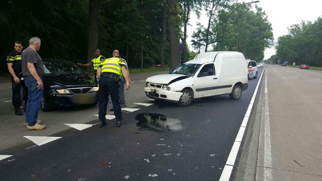 Ongeval op de Gronausestraat in Enschede