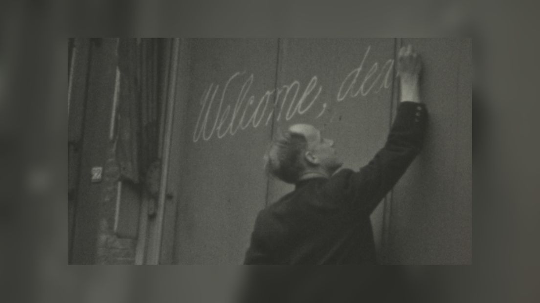 Befrijers wurde wolkom hjitten troch de Ljouwerter De Haas (Film Johan Witteveen).