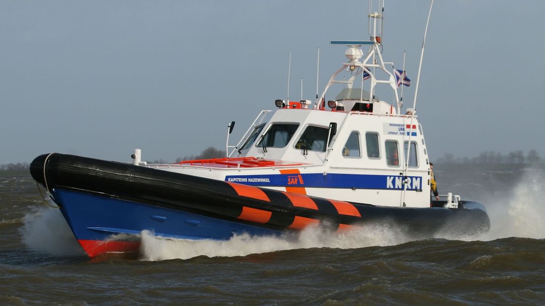 Een reddingsboot van de KNRM op archiefbeeld