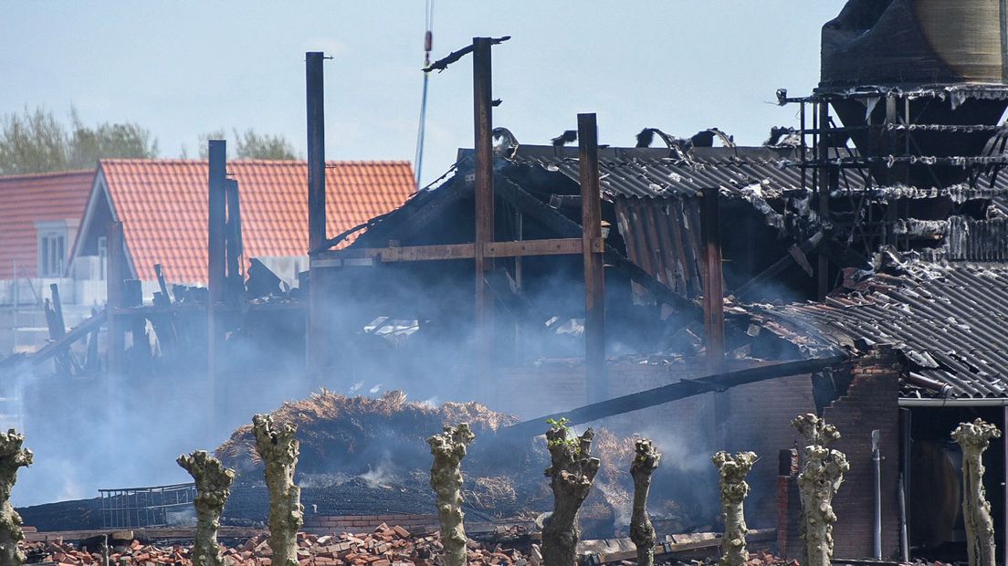 Van de boerderij is weinig meer over