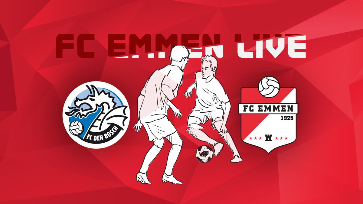 FC Emmen komt op 0-1 voorsprong tegen FC Den Bosch