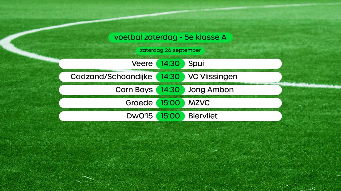 Programma 5e klasse A, swipe voor stand