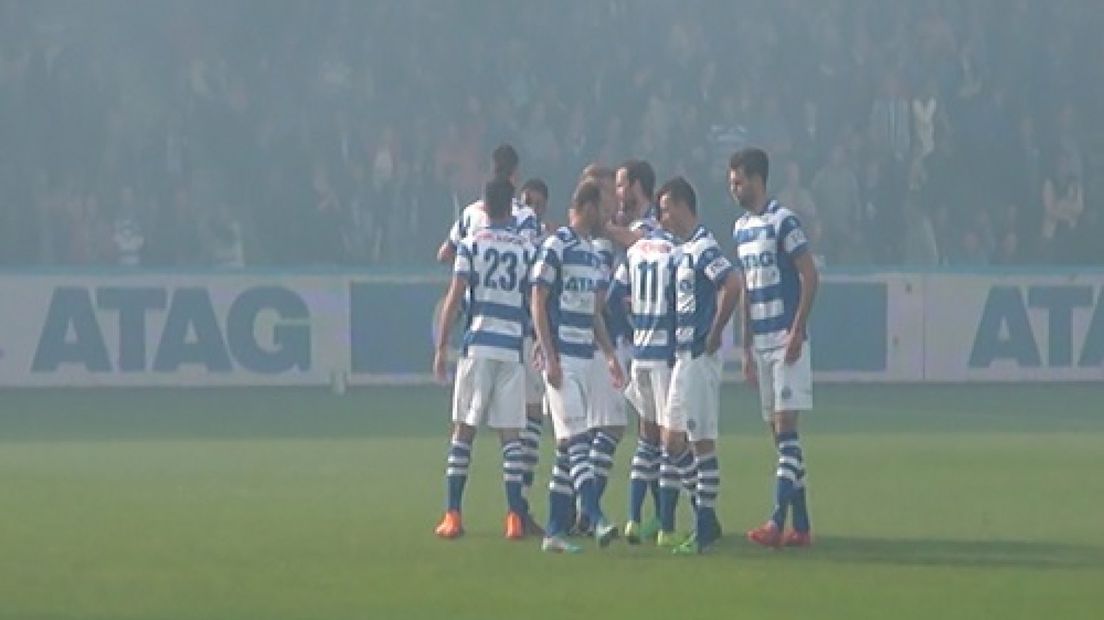 De Graafschap heeft donderdagavond op de uitverkochte Vijverberg het eerste finaleduel in de play-offs niet kunnen winnen. Tegen een defensief spelend FC Volendam bleef het 0-0.