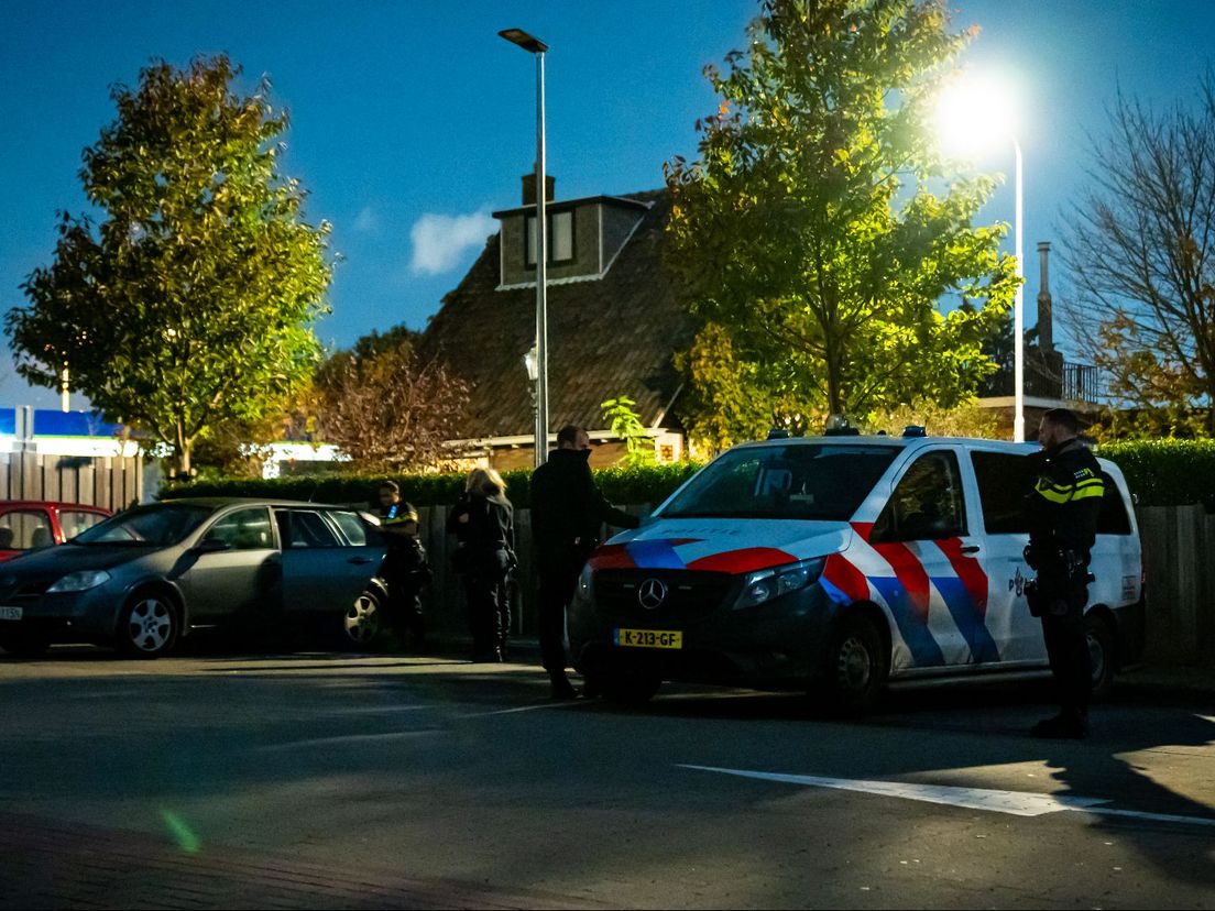Politie-inzet bij de Lidl in Bleiswijk