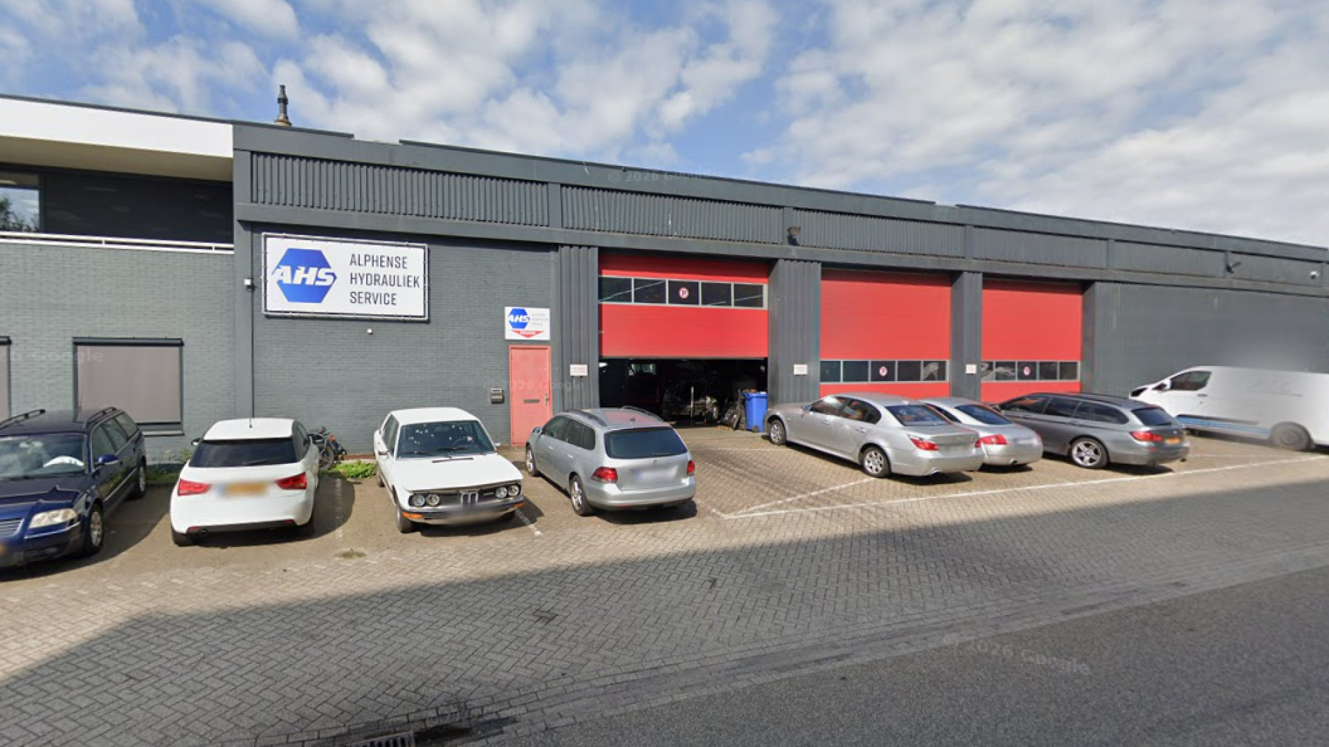 Het pand van de Alphense Hydrauliek Service