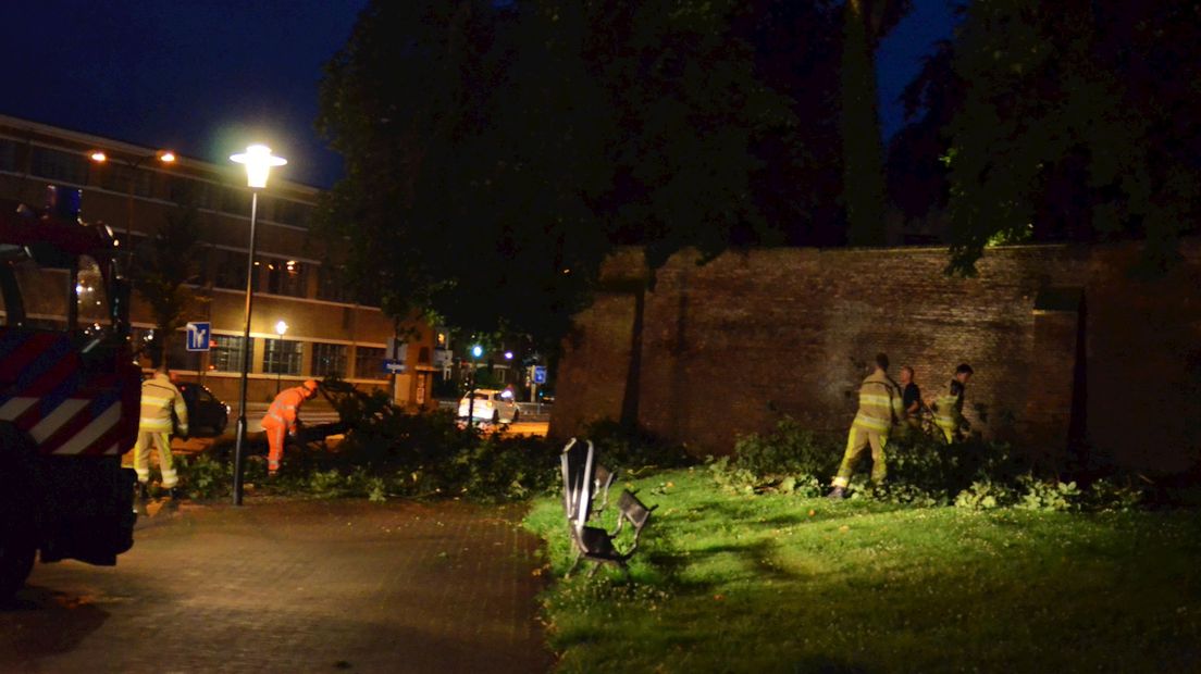 Stormschade in Deventer