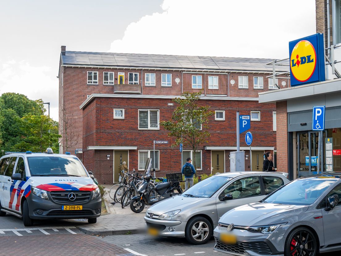 Bij de Lidl werd dinsdagochtend een greep uit de kassa gedaan.