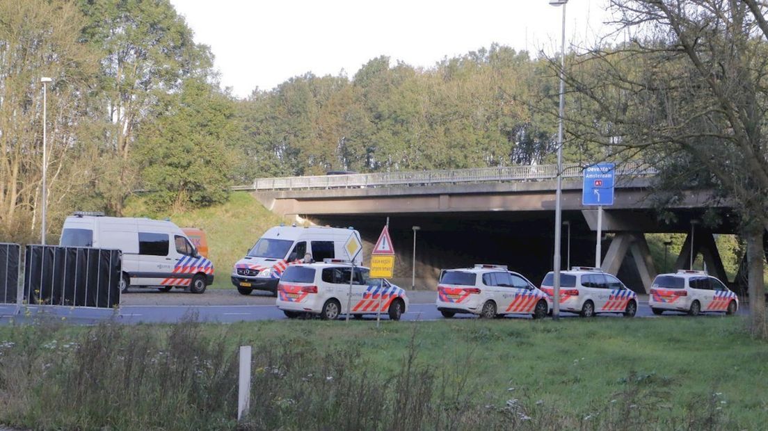 Veel politie aanwezig bij onderzoek naar toedracht ongveal