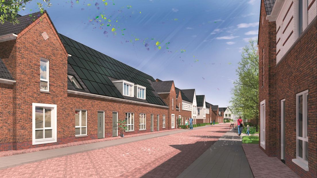 Oorspronkelijk ontwerp van de straat